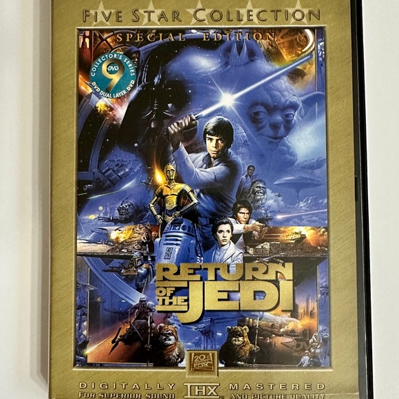 RARE Star Wars Five Star Collection Enhanced Special Edition-COMPLETE DVD set - Picture 5 of 7